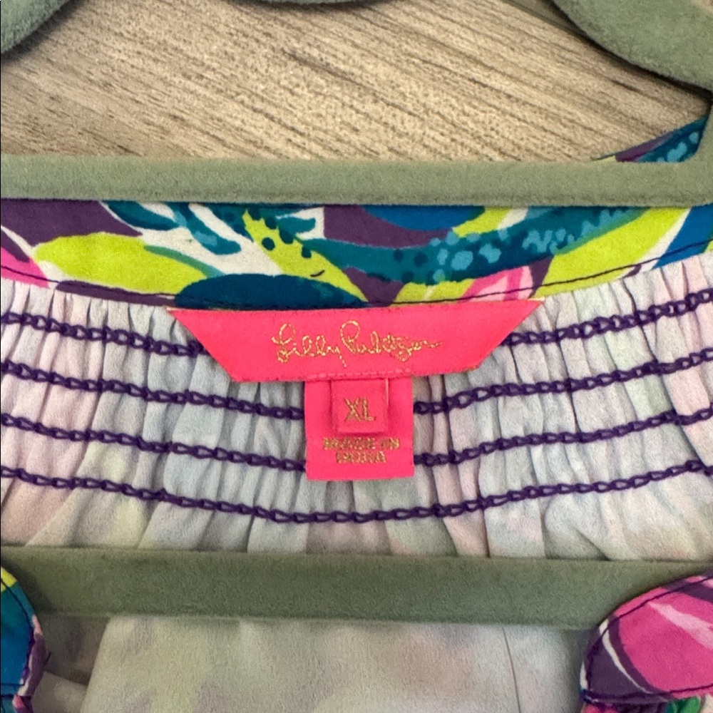 Lilly Pulitzer Lucee Dress in Party All the Tide size XL - Picture 4 of 5